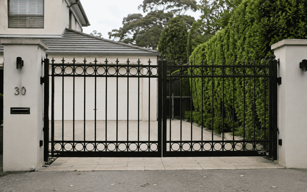 swing gate installation 