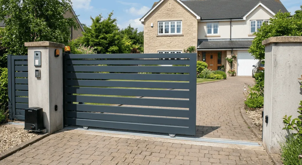 automatic aluminium gate