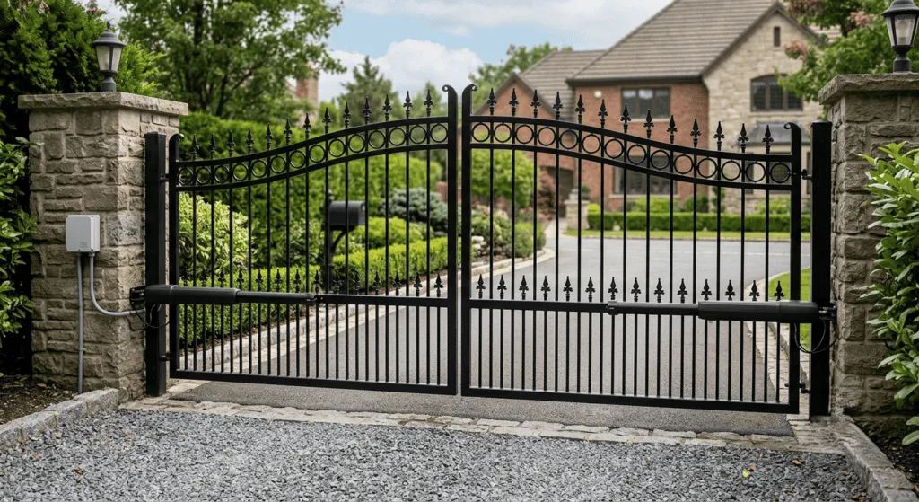 double swing gate opener