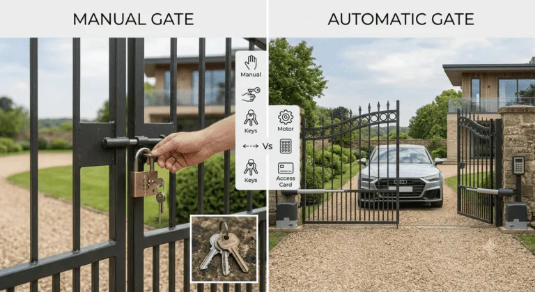 automatic vs manual driveway gates comparison