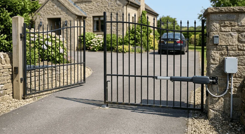 how do automatic gates work