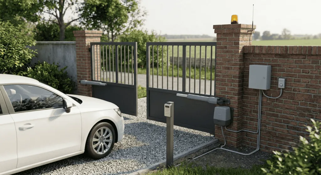 how do automatic gates work
